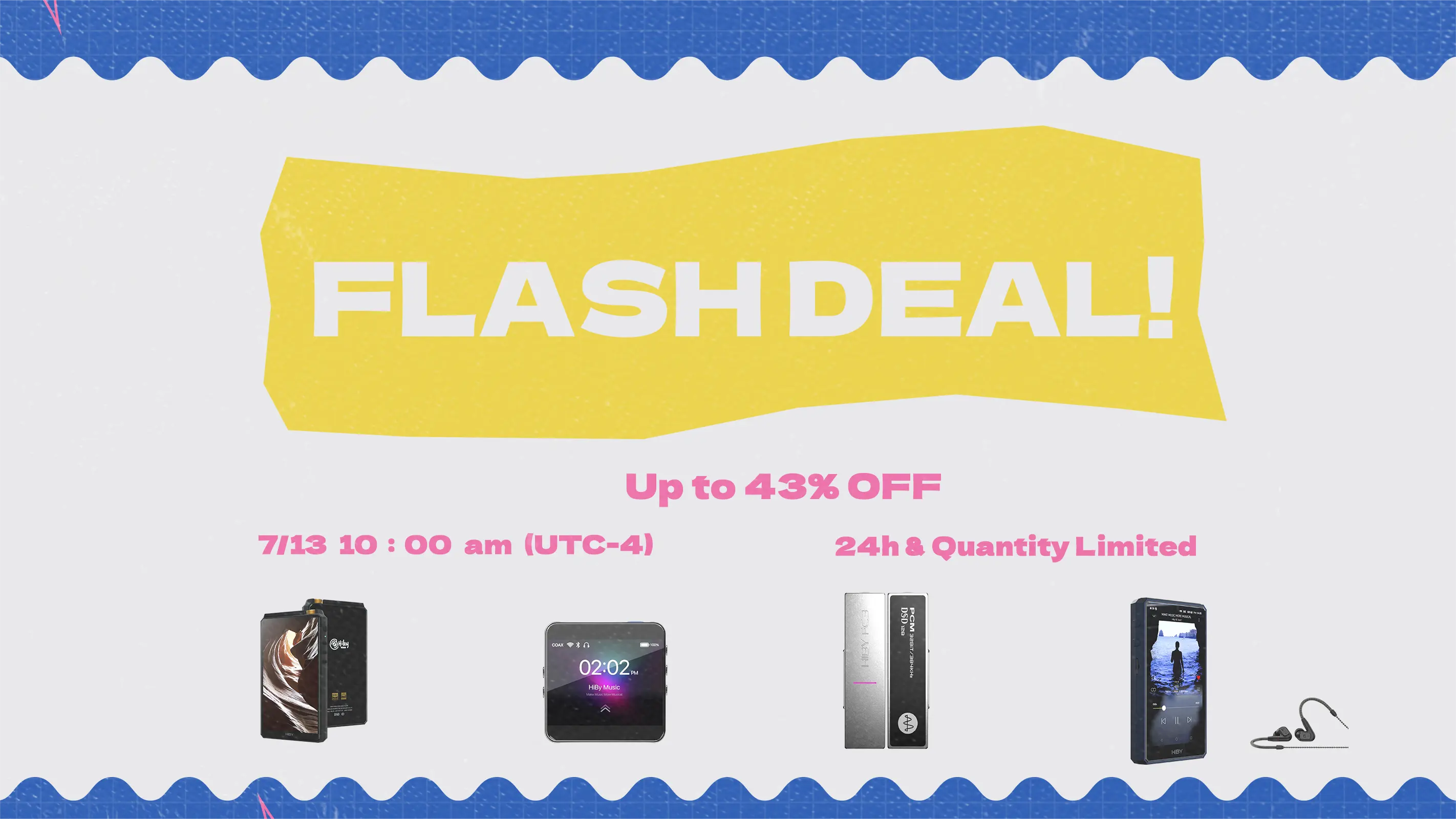 FLASH DEAL JULY HiBy | Make Music More Musical