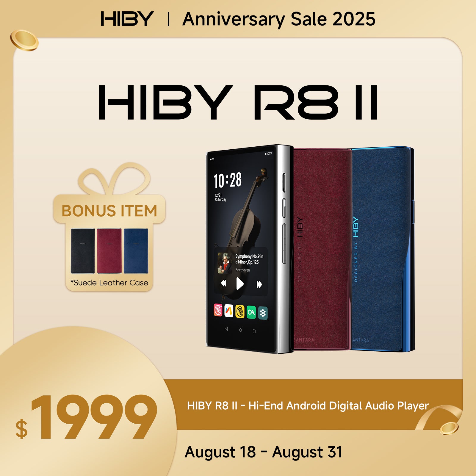 HiBy R8 II - Hi-End Android Digital Audio Player
