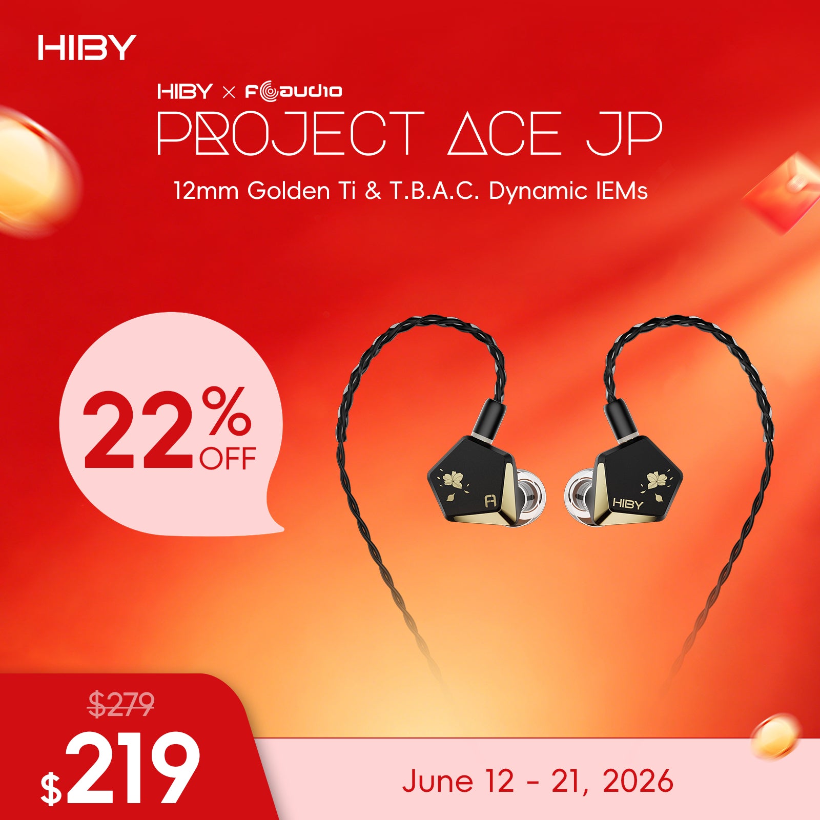HIBY x FAudio - Project Ace JP IEMs