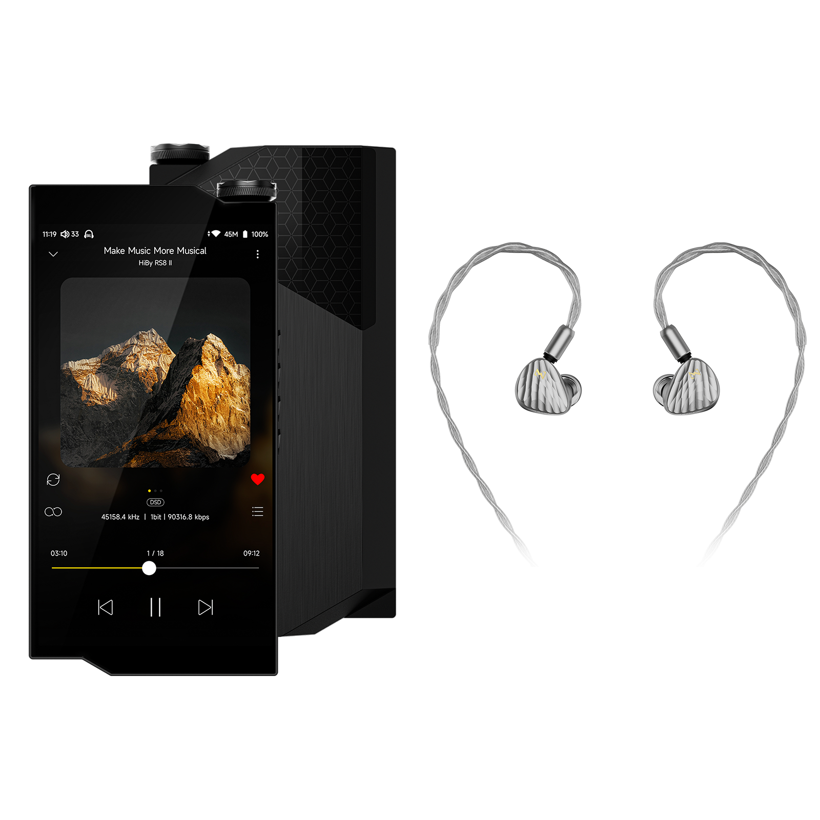 HiBy RS8 II - New Generation Ultra-flagship Portable HiFi DAP