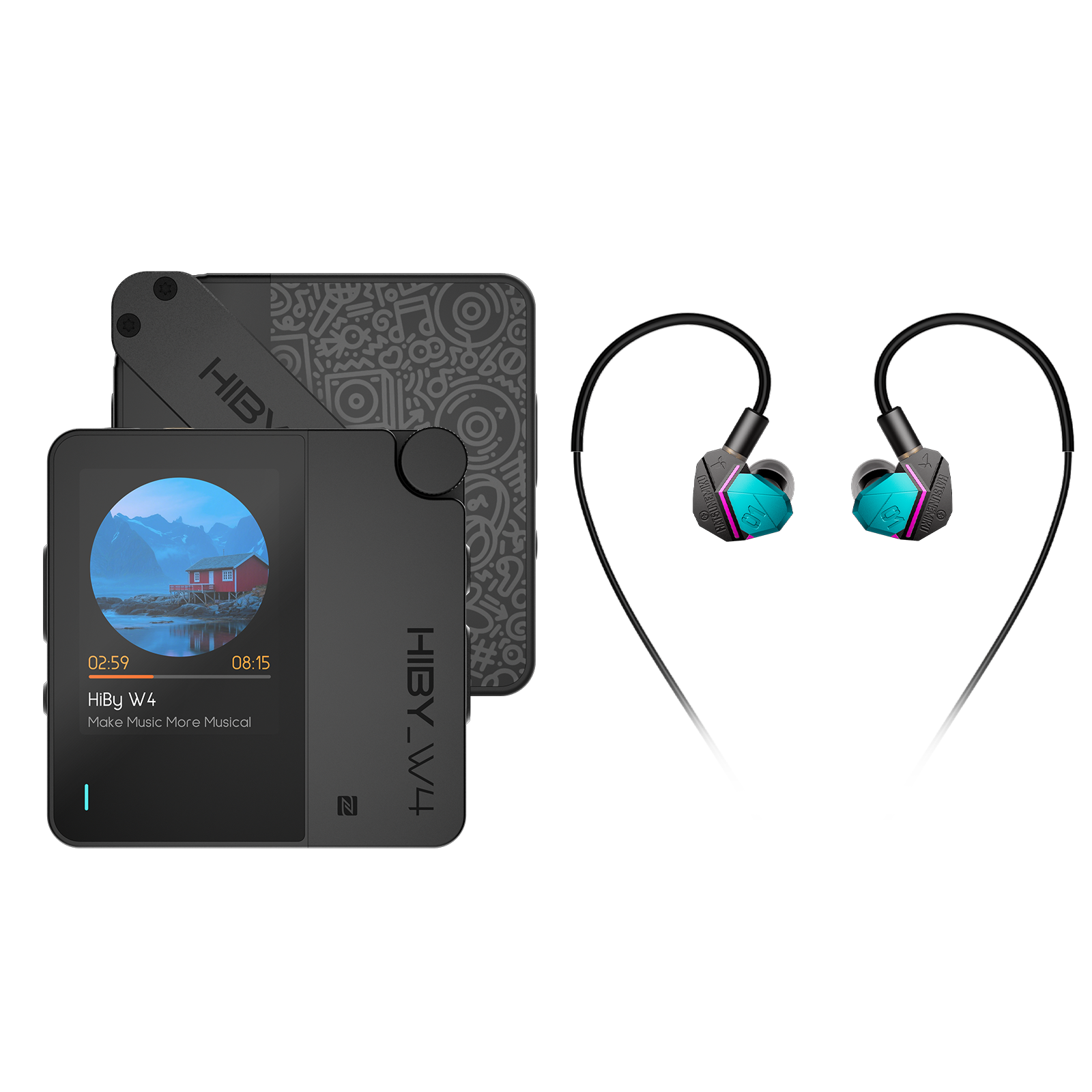 HiBy W4 - Portable HiFi Bluetooth Headphone Amplifier