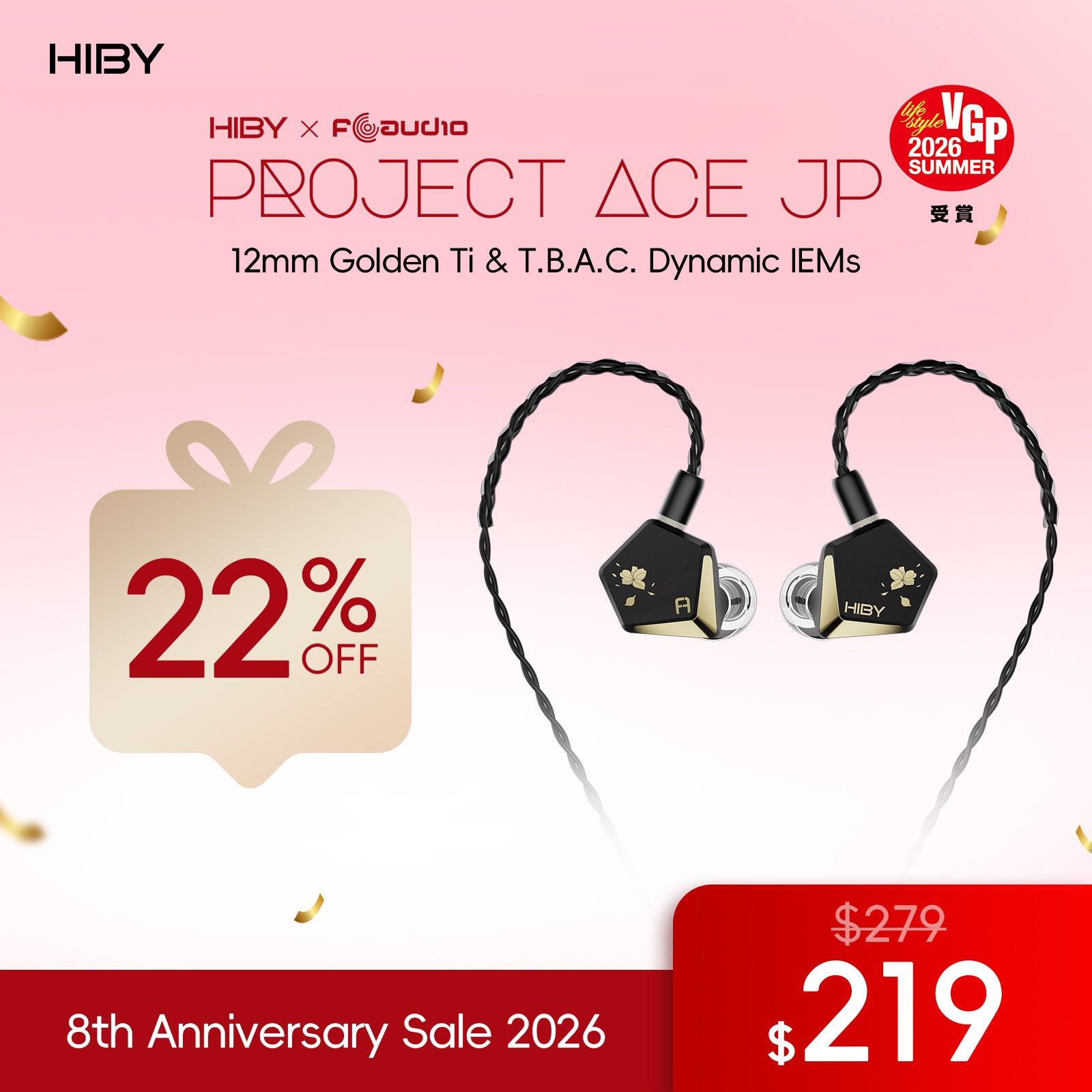 HIBY x FAudio - Project Ace JP IEMs