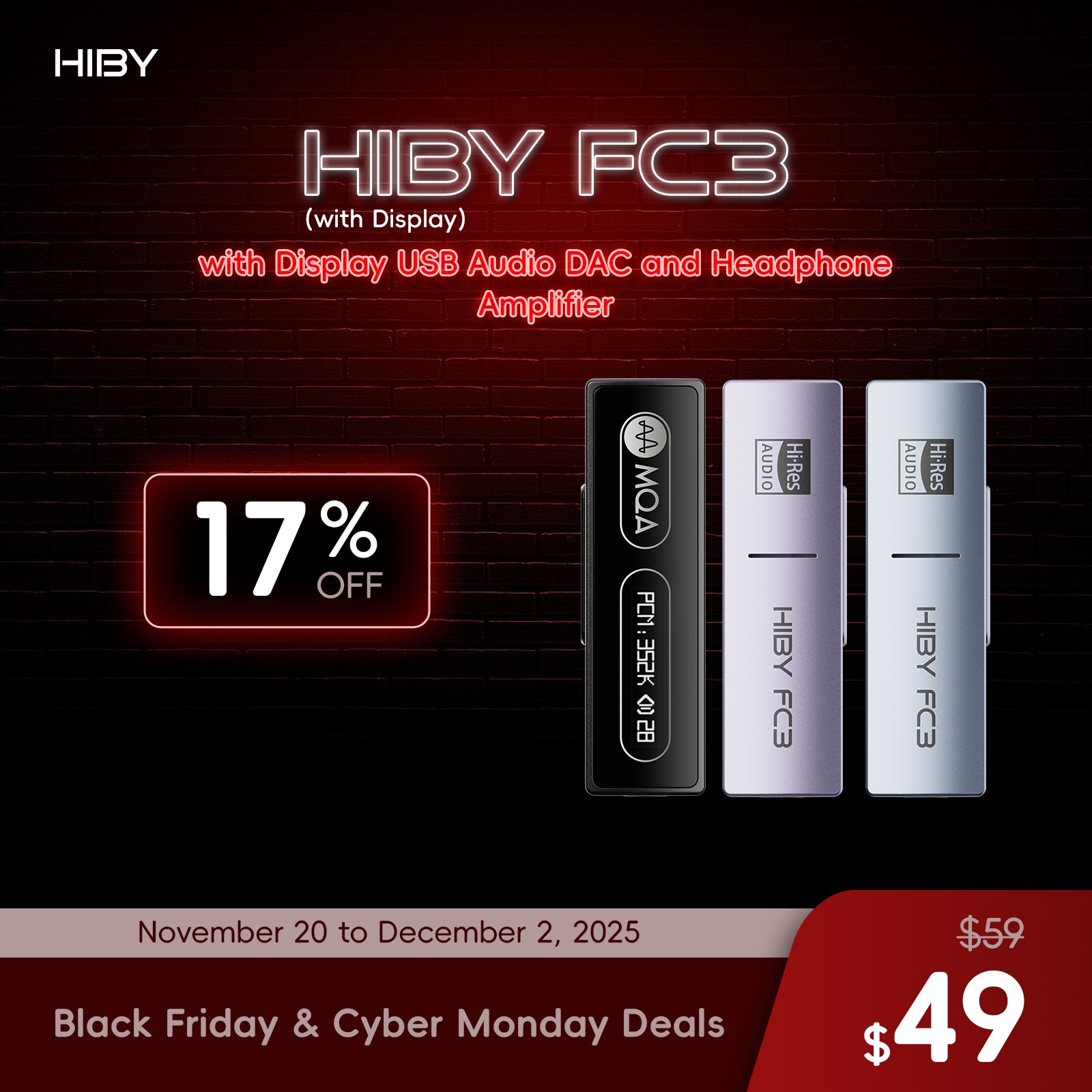 HiBy FC3 with Display