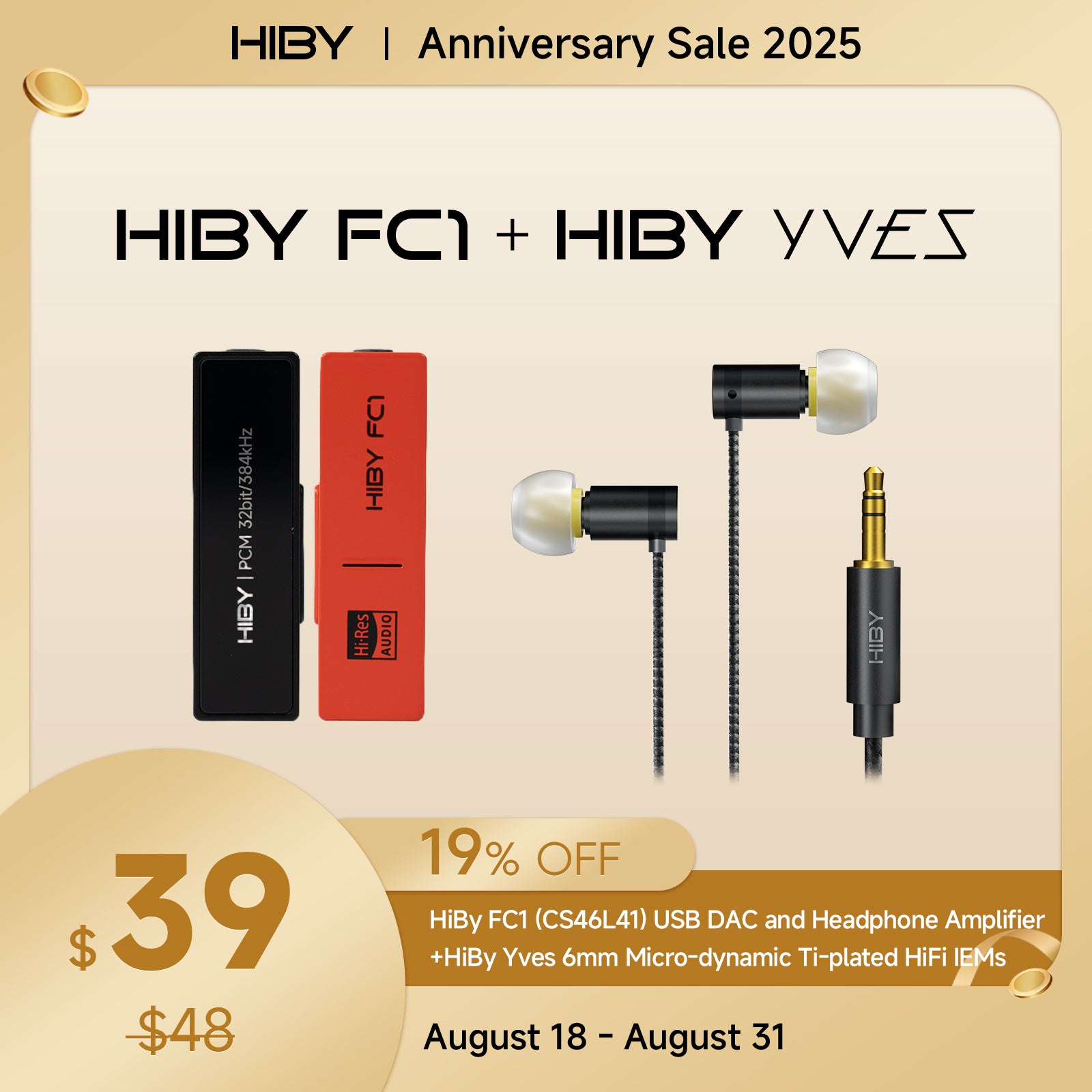 HiBy FC1 2024 Version + HiBy Yves