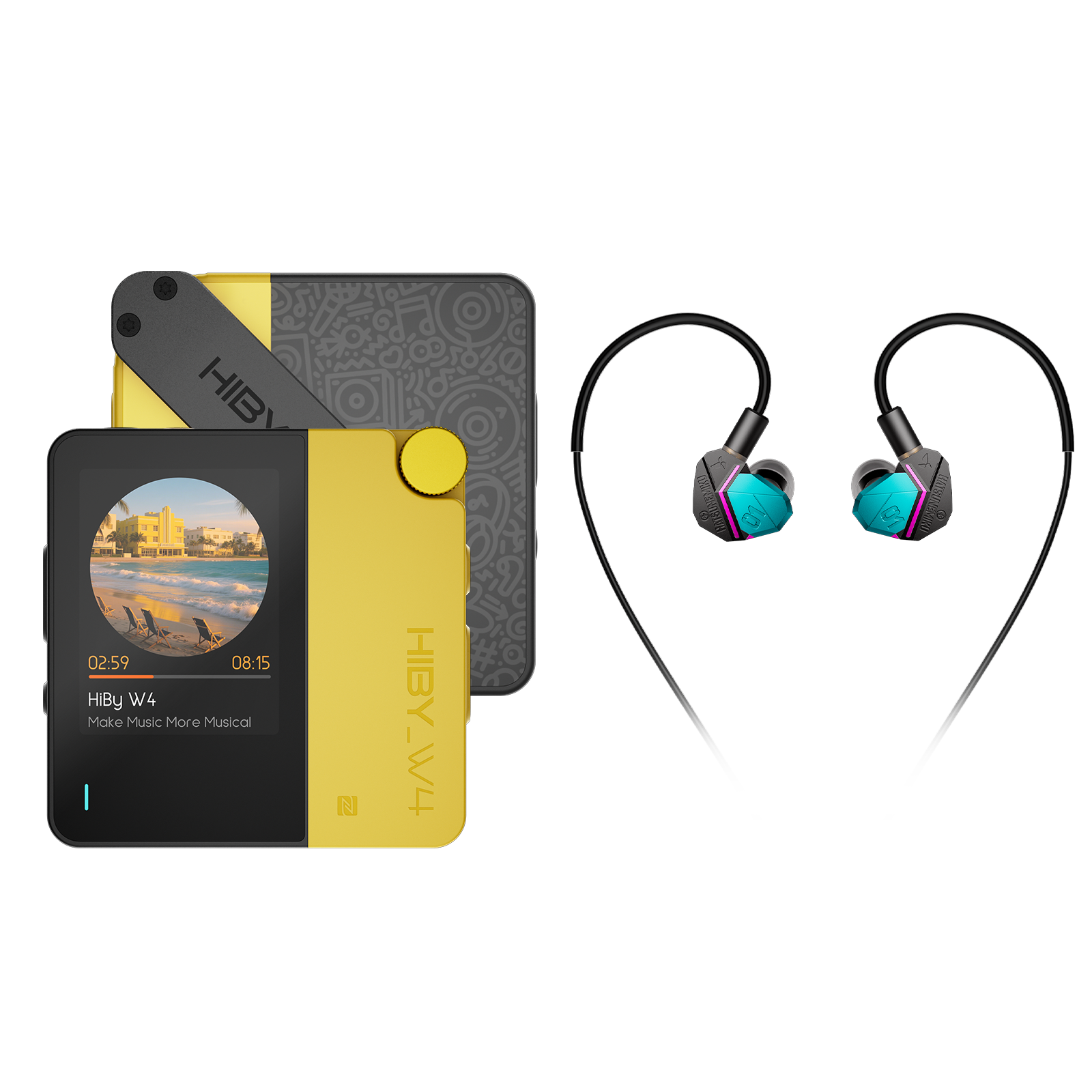 HiBy W4 - Portable HiFi Bluetooth Headphone Amplifier