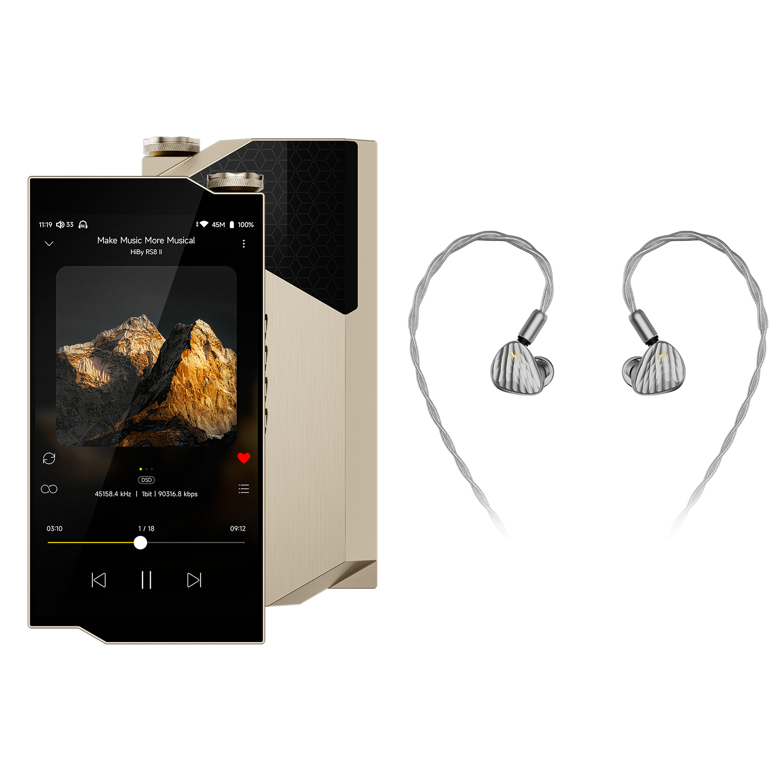 HiBy RS8 II - New Generation Ultra-flagship Portable HiFi DAP