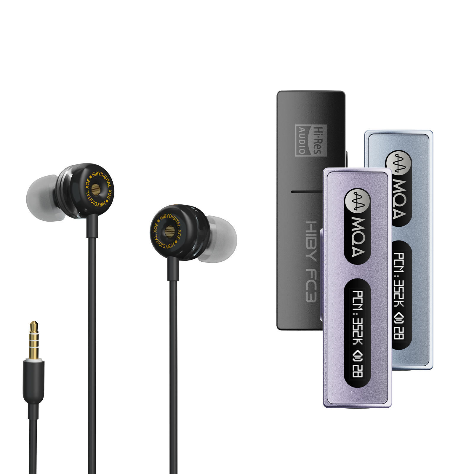 HiBy Digital X0E 3.5mm + HiBy FC3 with Display