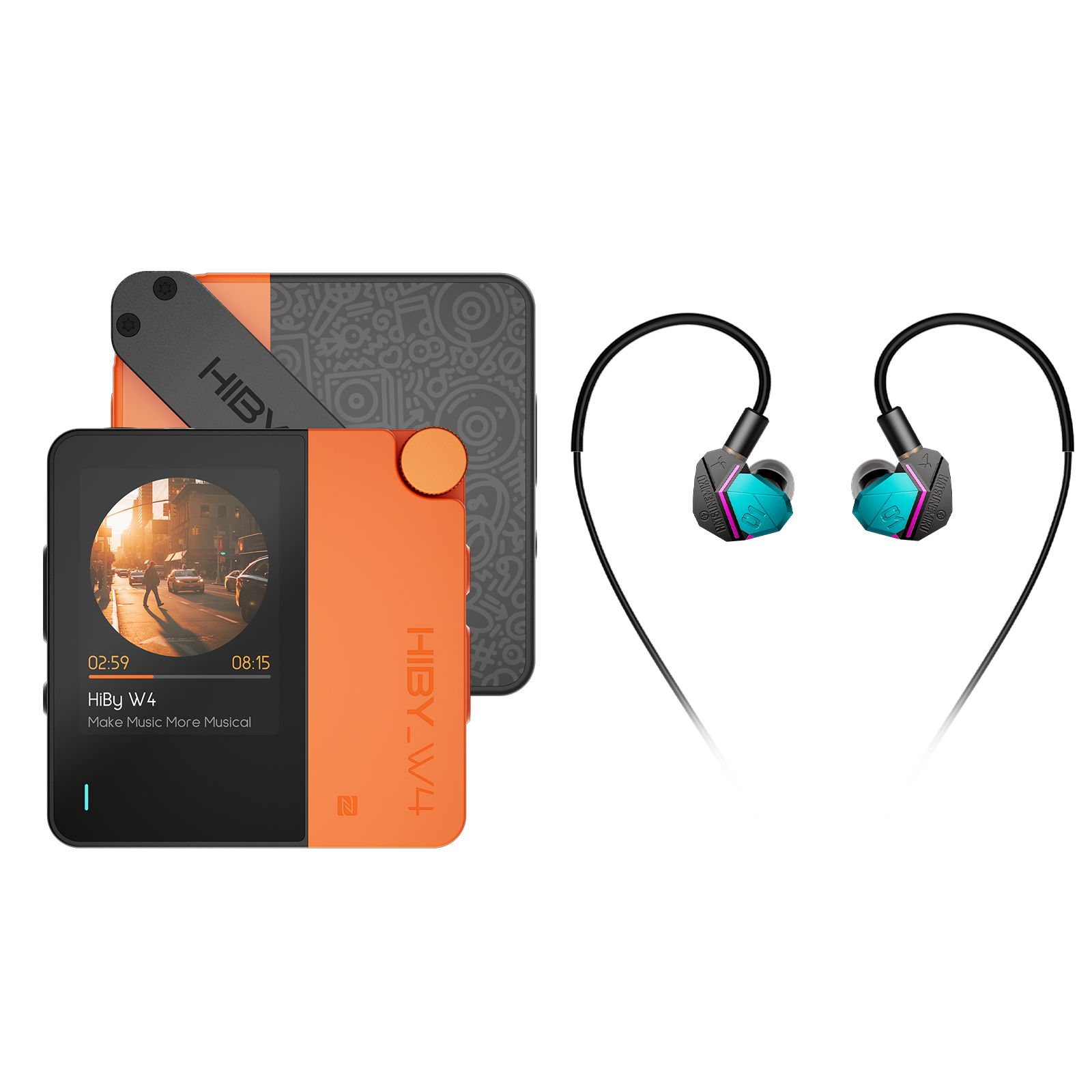 HiBy W4 - Portable HiFi Bluetooth Headphone Amplifier