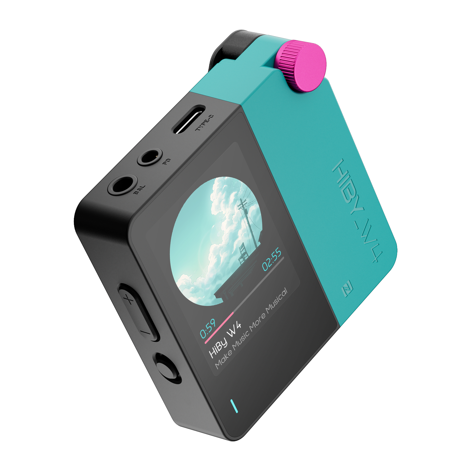 HiBy W4 - Portable HiFi Bluetooth Headphone Amplifier