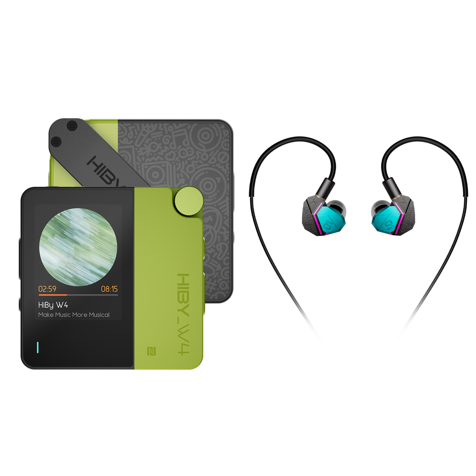 HiBy W4 - Portable HiFi Bluetooth Headphone Amplifier