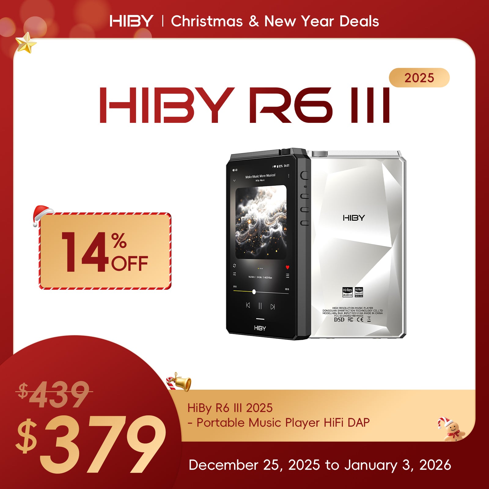 ポータブルプレーヤー HIBY R6 III HiBy R6 III - Ultimate HiFi DAP Experience | HiBy