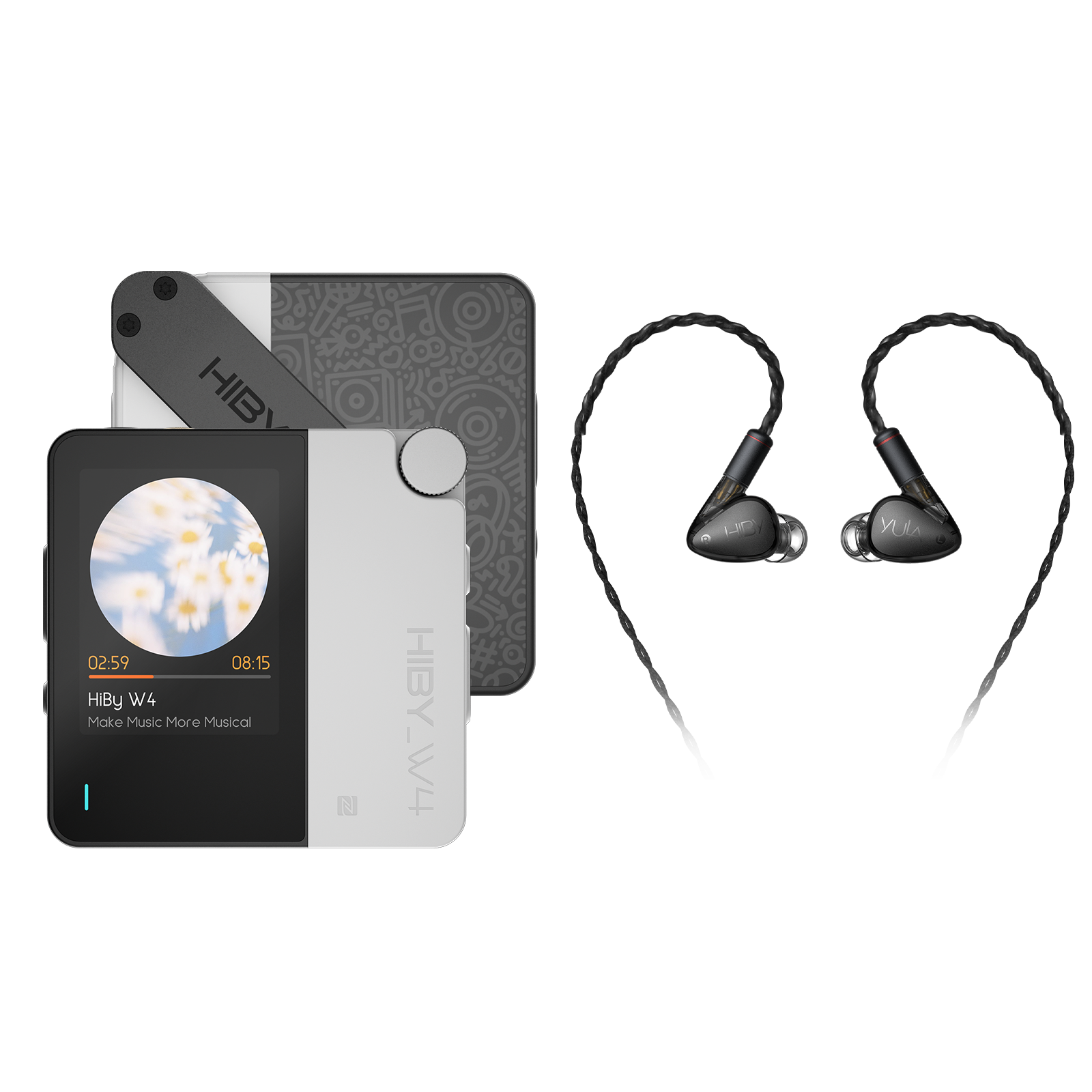 HiBy W4 - Portable HiFi Bluetooth Headphone Amplifier