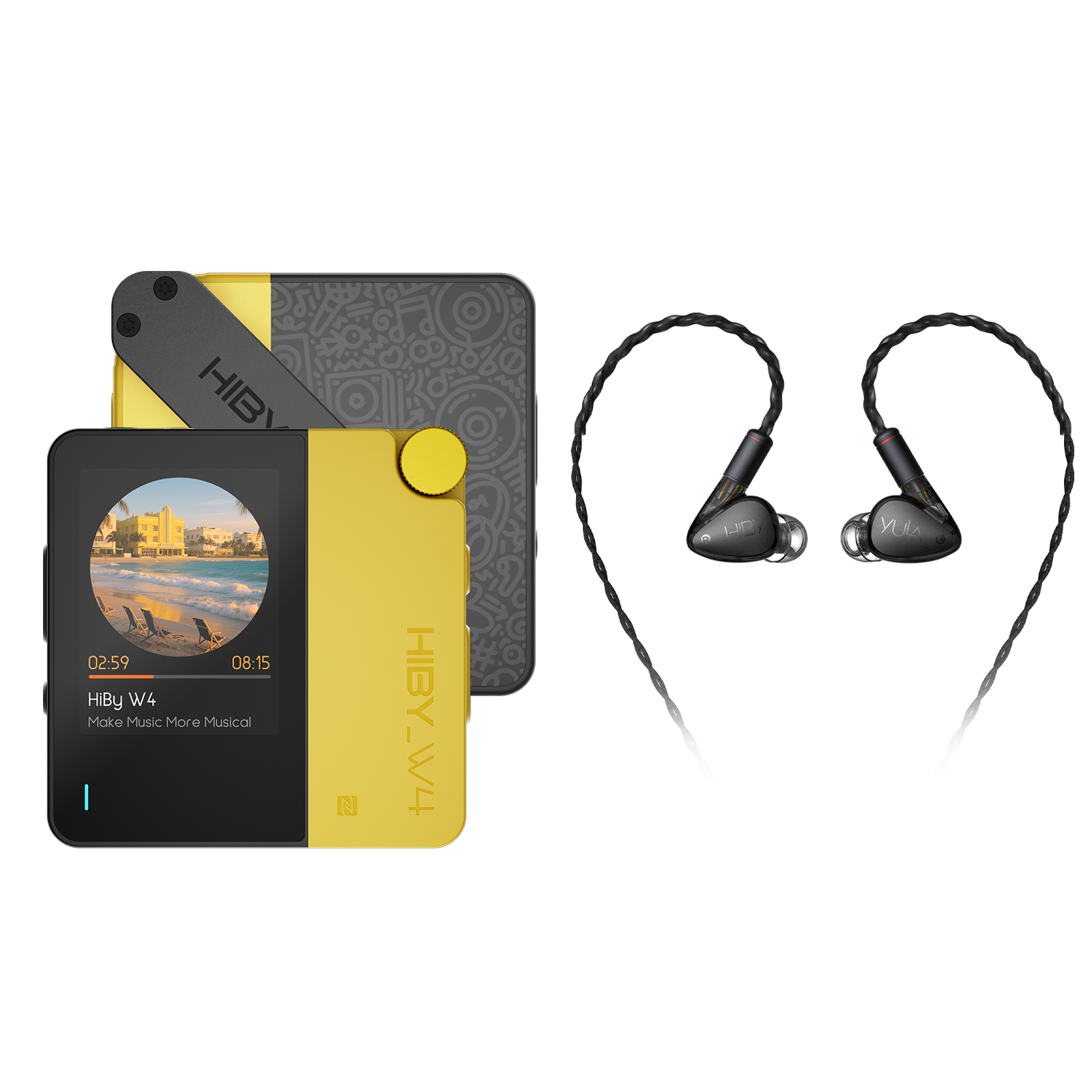 HiBy W4 - Portable HiFi Bluetooth Headphone Amplifier