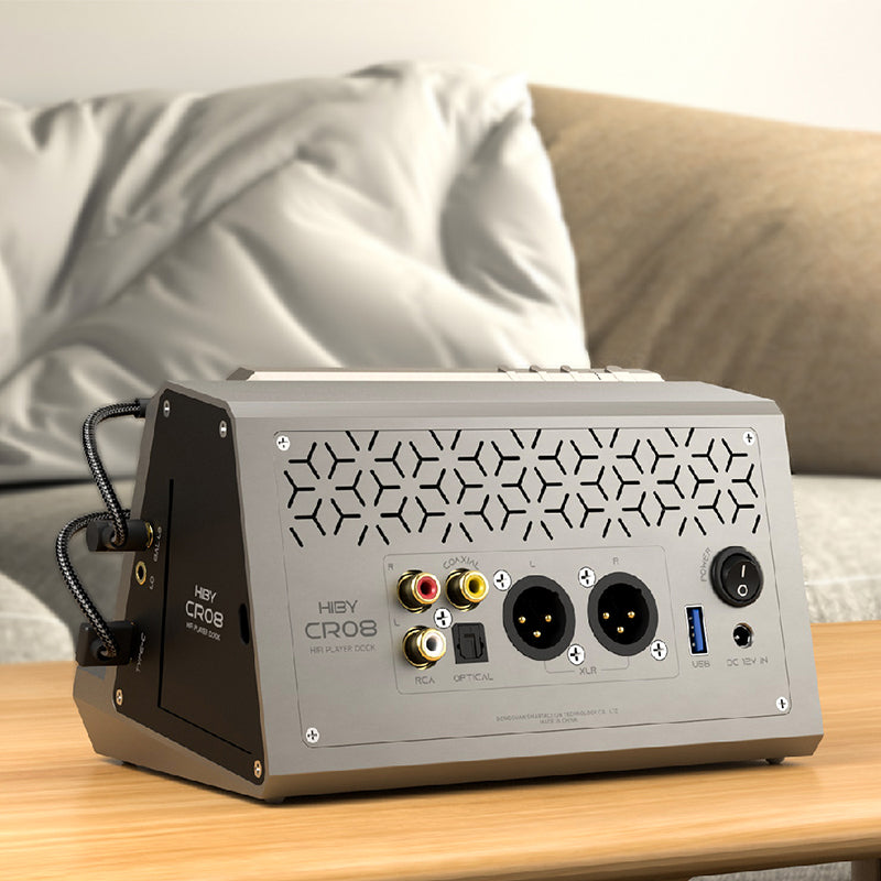 HiBy CR08 Universal Desktop Output Dock with Multidimensional Expansion HiBy | Make Music More Musical