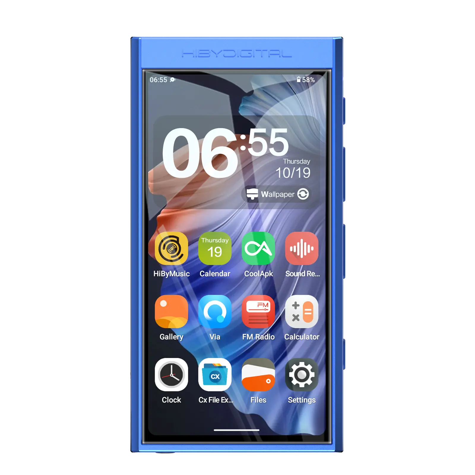 HiBy Digital M300 - Pocketable Android Digital Audio Player HiBy | Make Music More Musical Blue-Standard