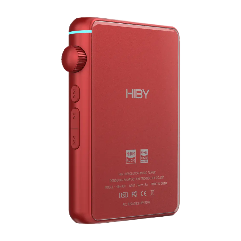 HiBy R3 II DAP back - red