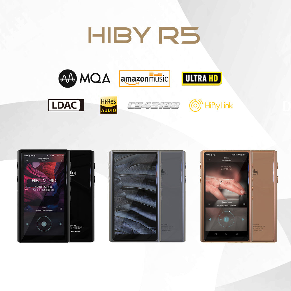 Hiby R5 (Gen1) Black MicroSD 128GB