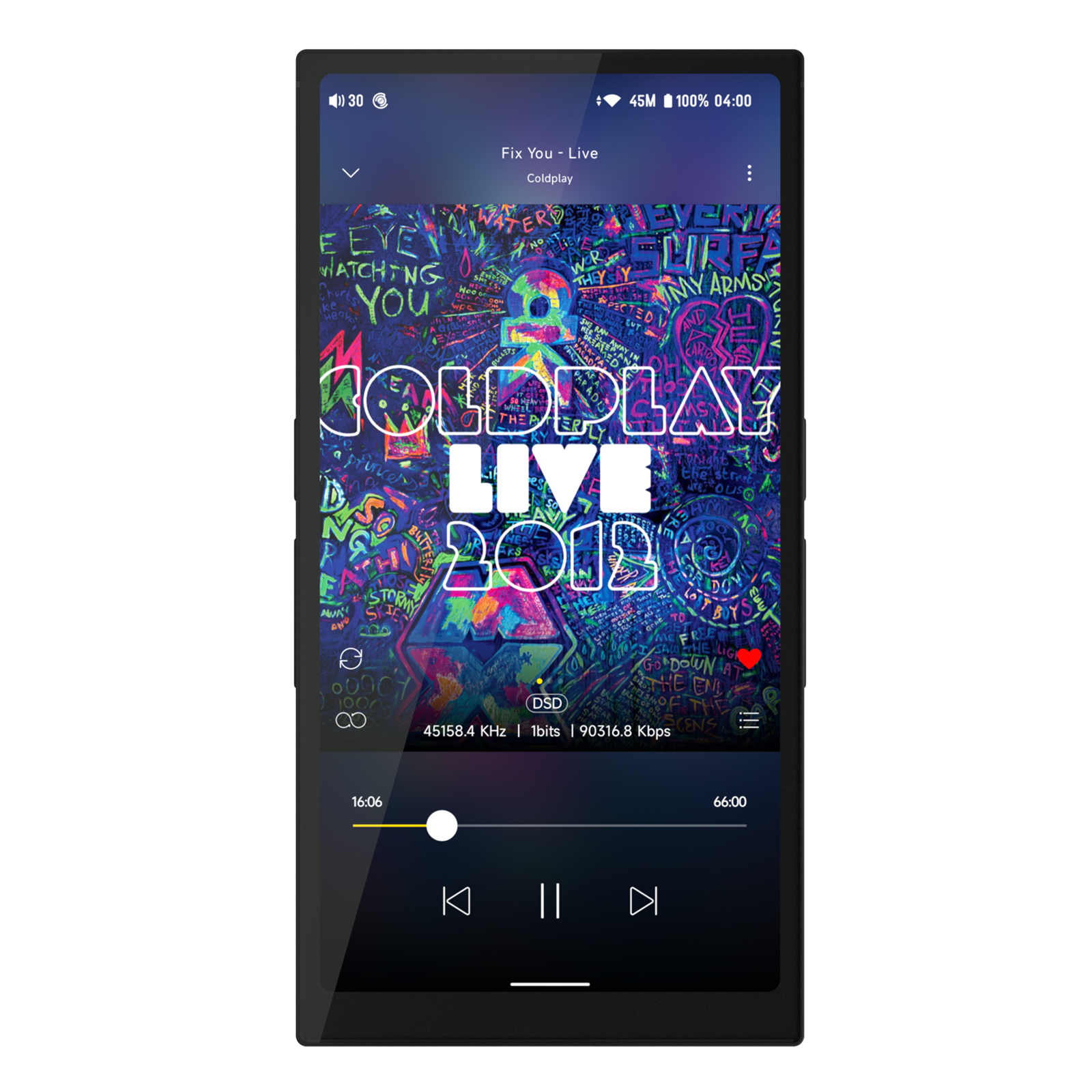 HiBy R6 Pro II - Lossless HD Music Player Hi-Res Portable DAP - Front 2