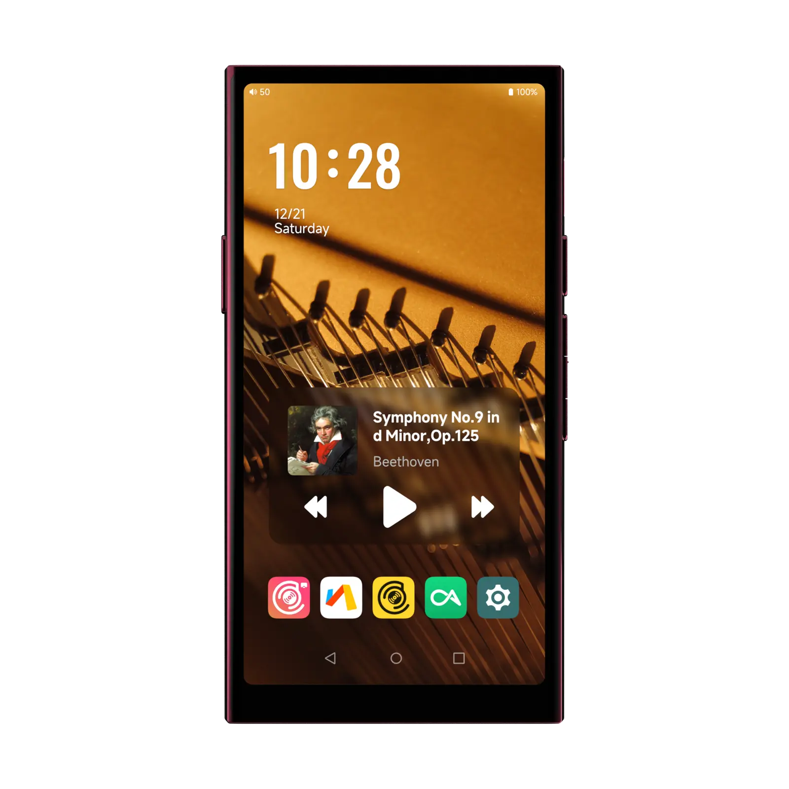 HiBy R8 II - Hi-End Android Digital Audio Player HiBy | Make Music More Musical Red-Standard