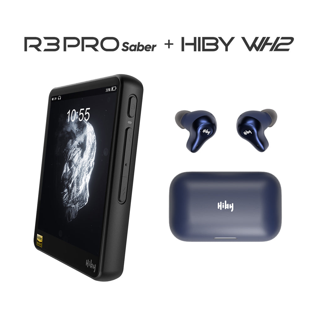 HiBy WH2 and music player R3 pro