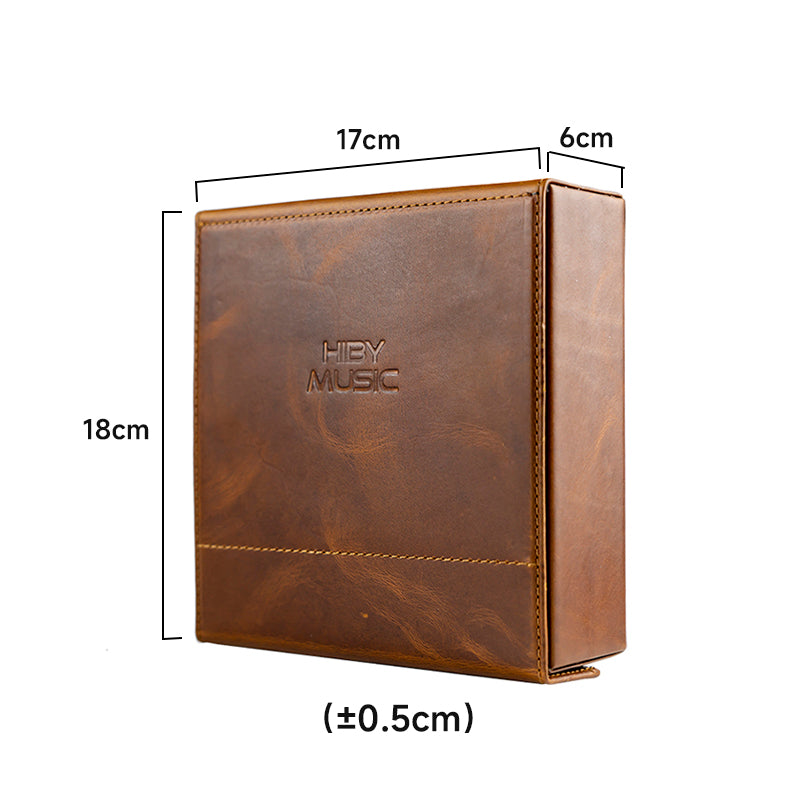 Size of Leather Tech Organizer