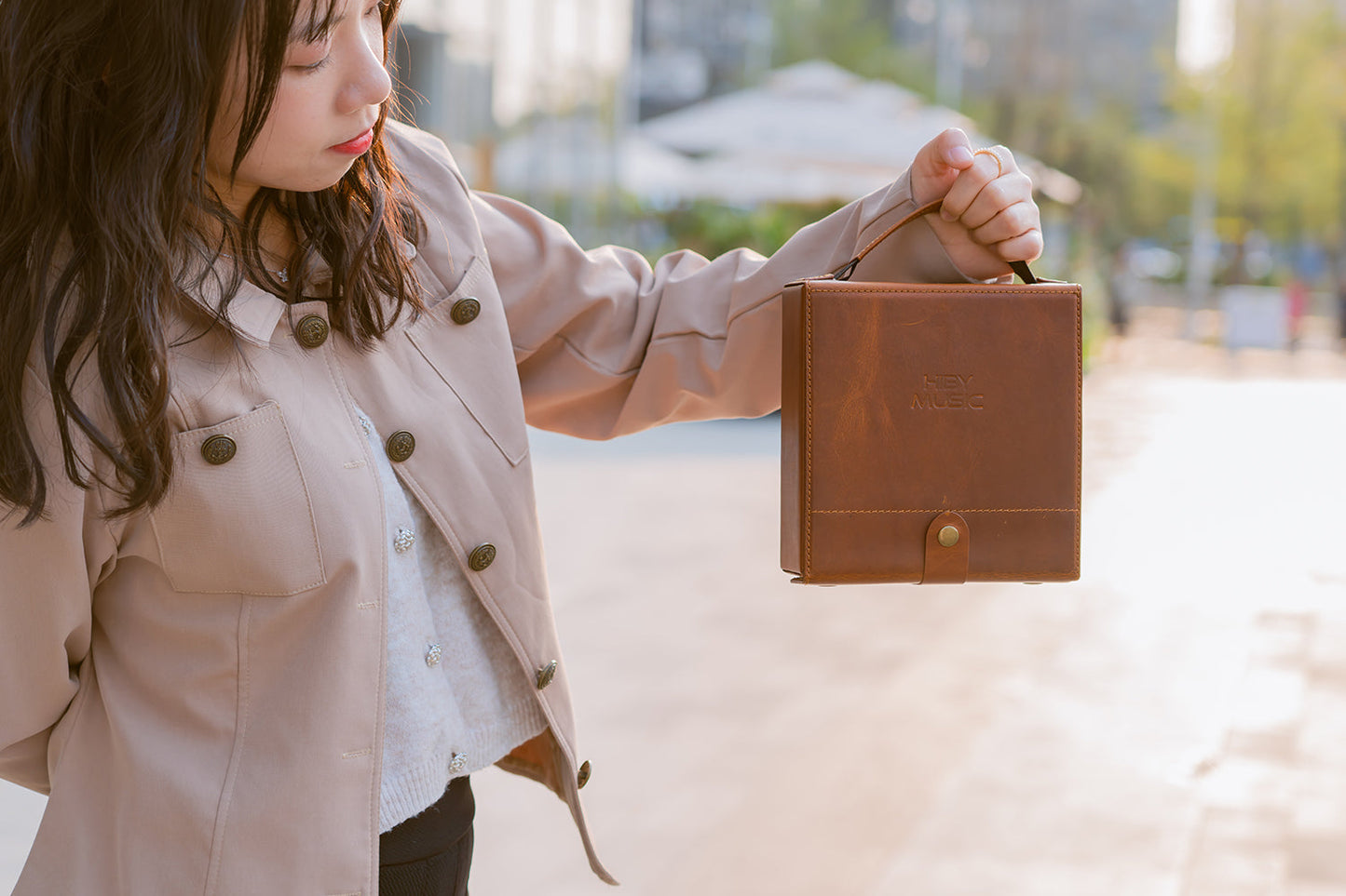 Leather Tech Organizer HiBy | Make Music More Musical