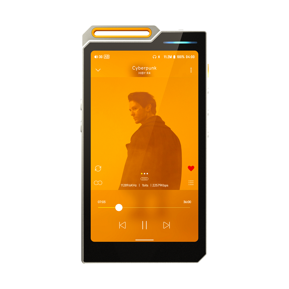 HiBy R4 - 4-Way HiFI Android DAP - orange