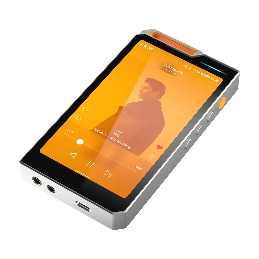 HiBy R4 - 4-Way HiFI Android DAP - orange