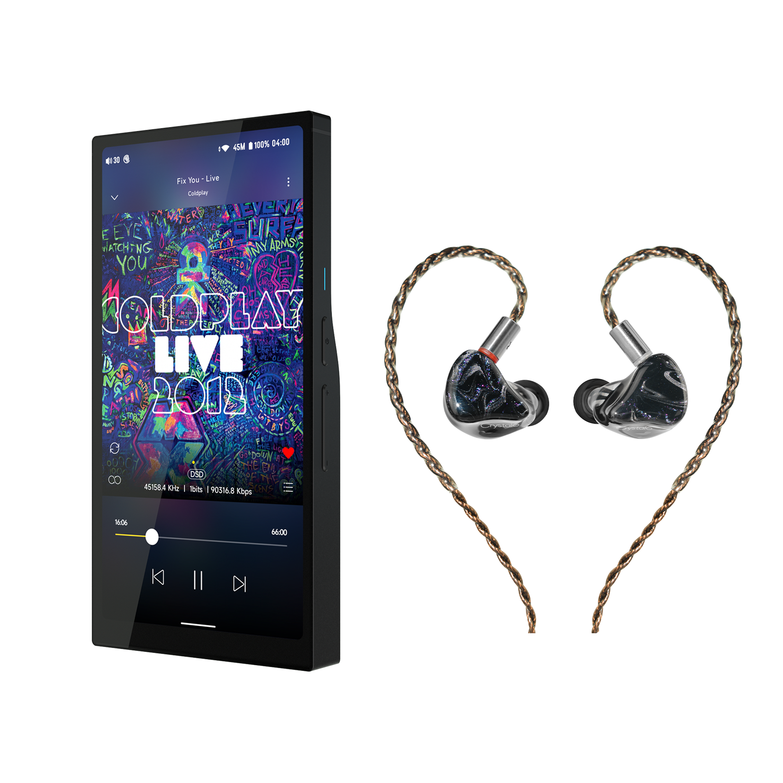 HiBy R6 Pro II - Lossless HD Music Player Hi-Res Portable DAP and IEM Earphones 3