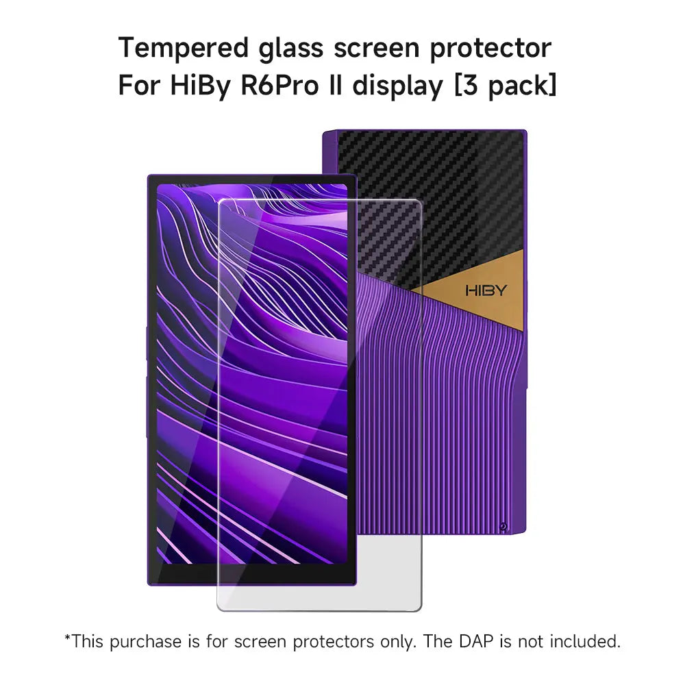 Tempered Glass Protector for Music Player R6Pro Ⅱ