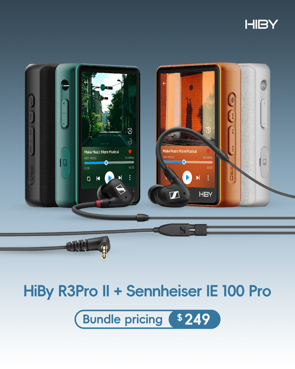 R3Pro II + Sennheiser IE 100 Pro