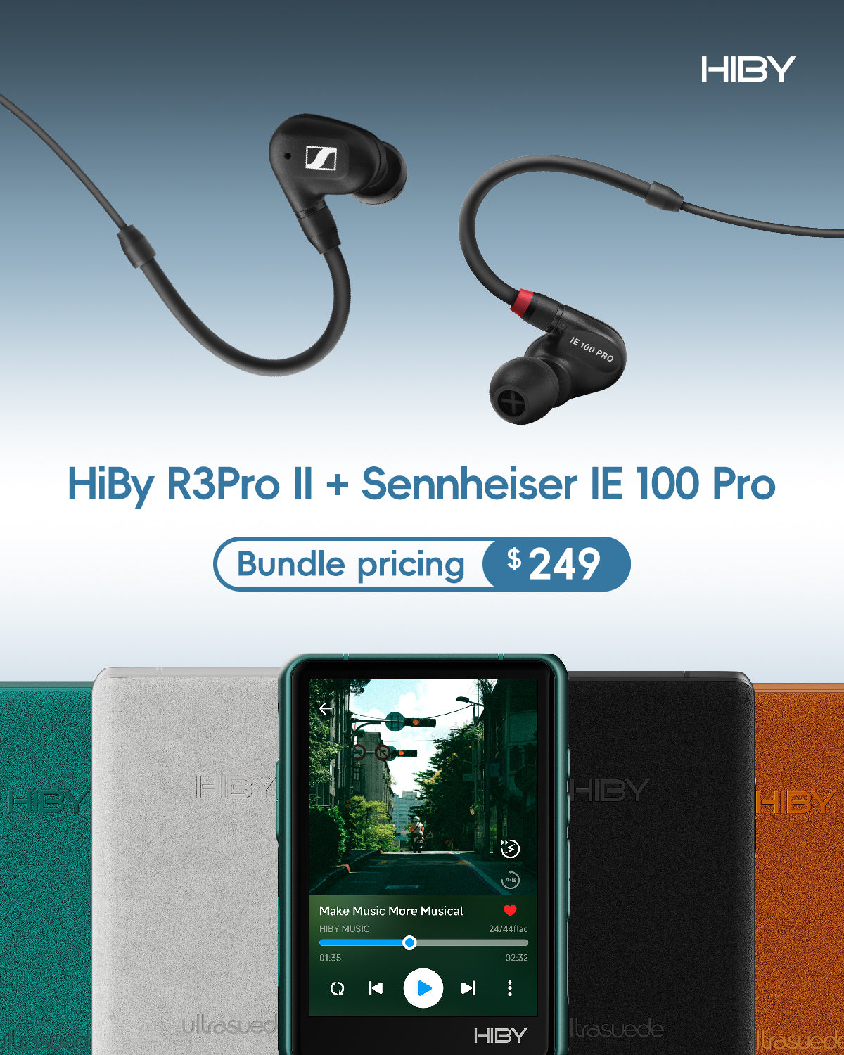 R3Pro II + Sennheiser IE 100 Pro