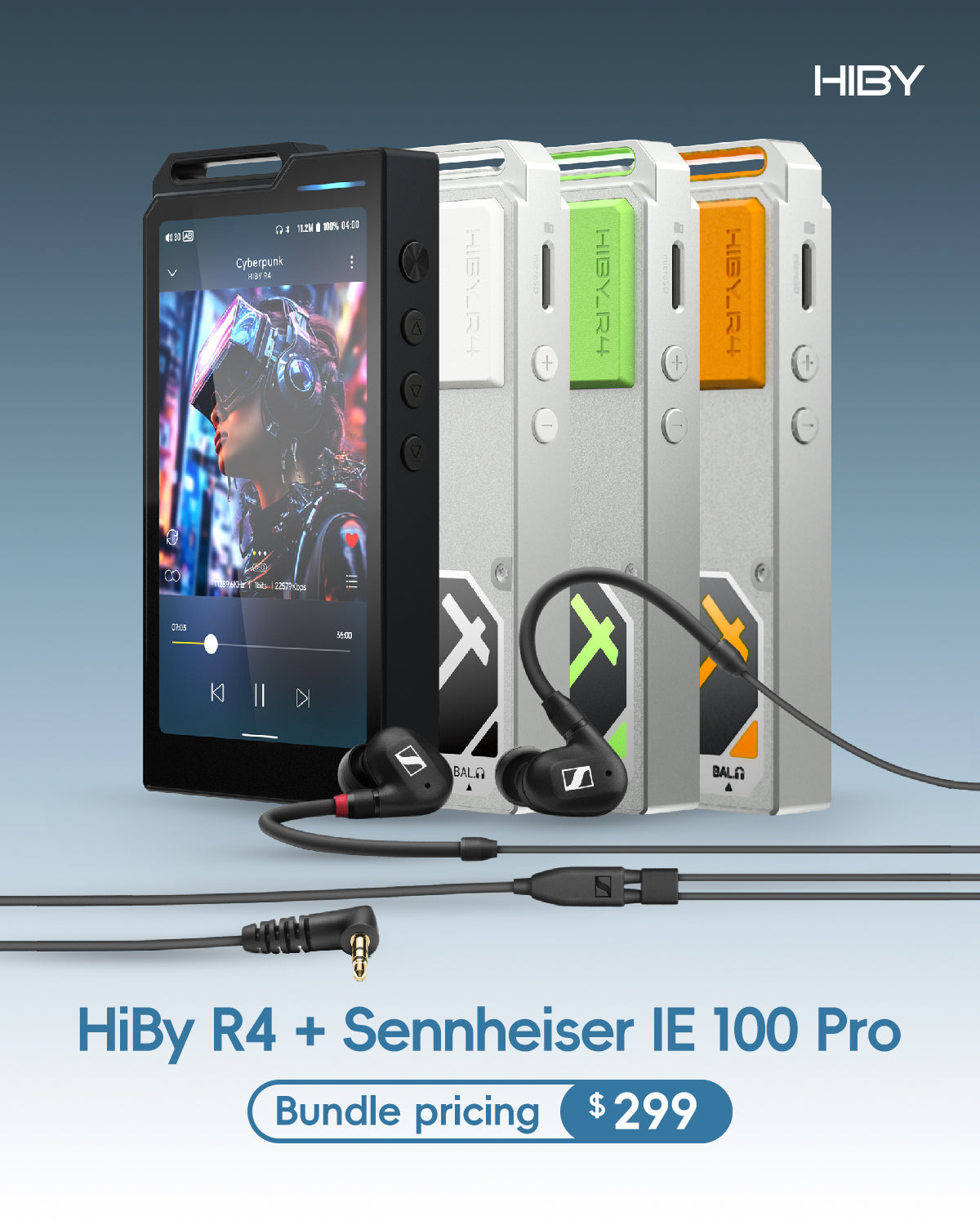 HiBy R4 + Sennheiser IE 100 Pro
