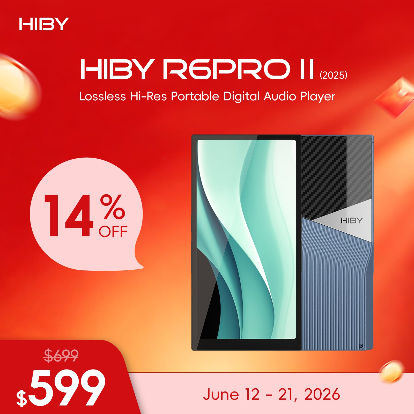 HiBy R6Pro II 2025 - Lossless Hi-Res Portable DAP