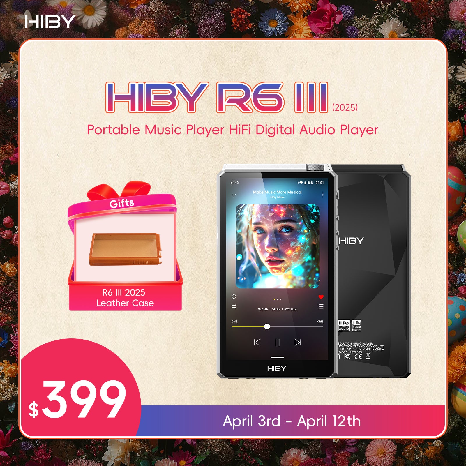 HiBy R6 III 2025 - Portable Music Player HiFi DAP