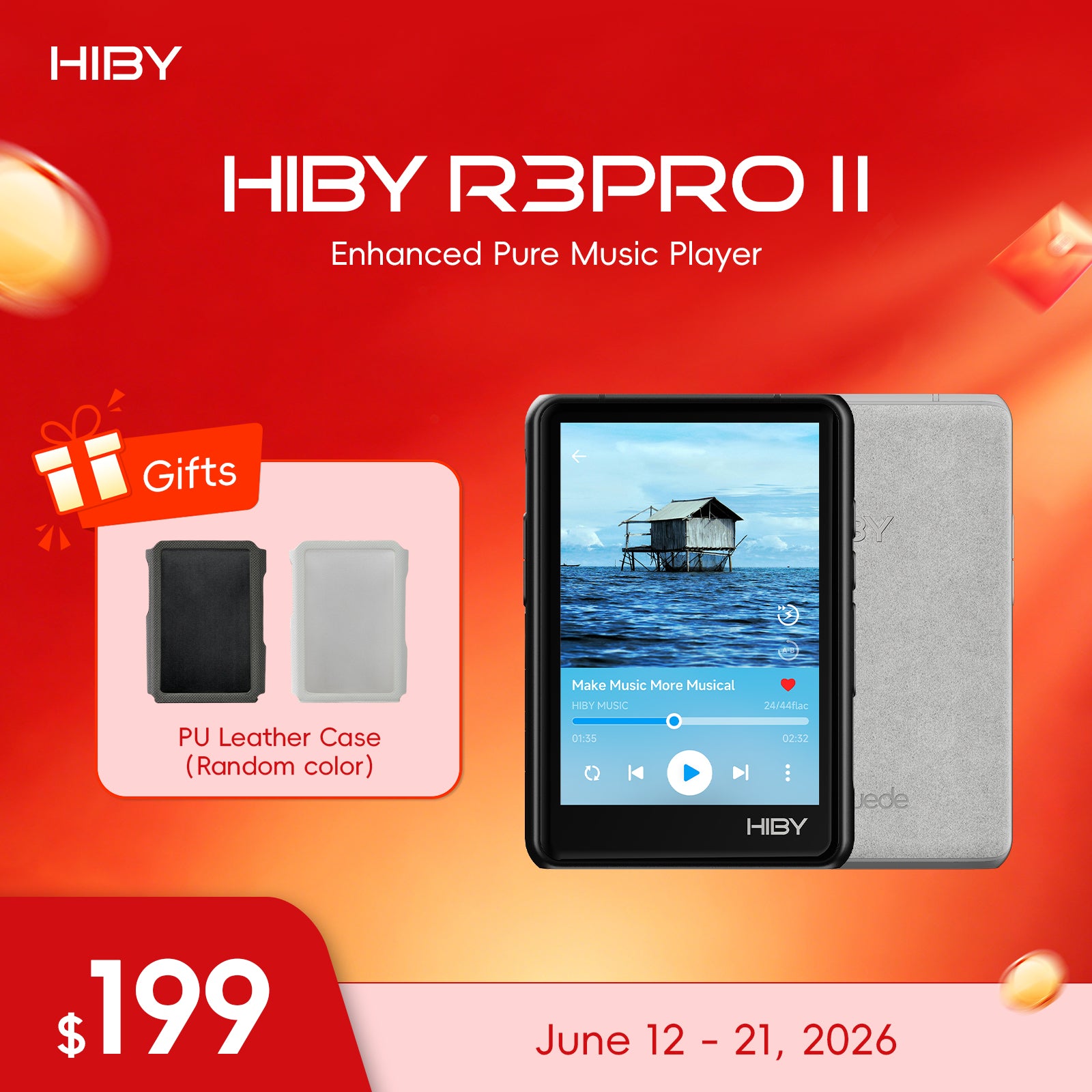 HiBy R3Pro II – Enhanced Pure Music Player