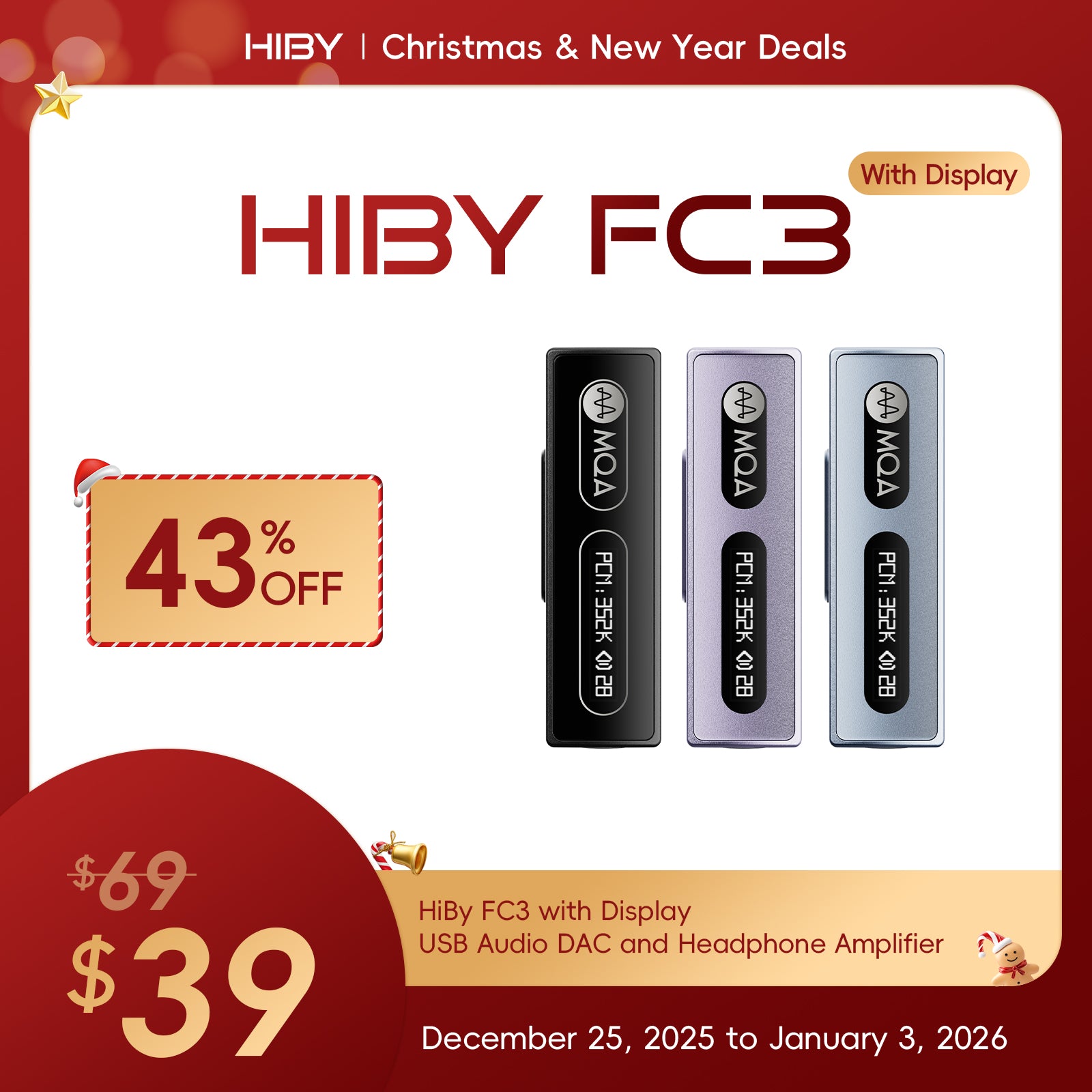 HiBy FC3 with Display