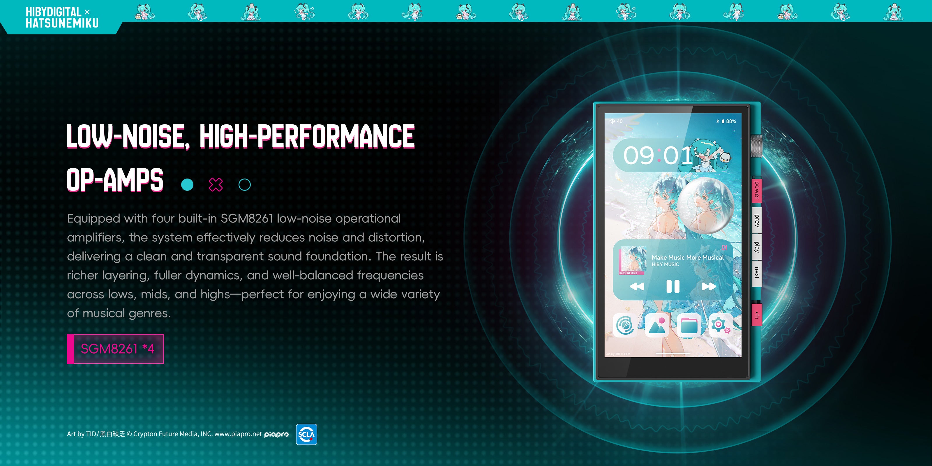 HiBy Digital M500 X Hatsune Miku