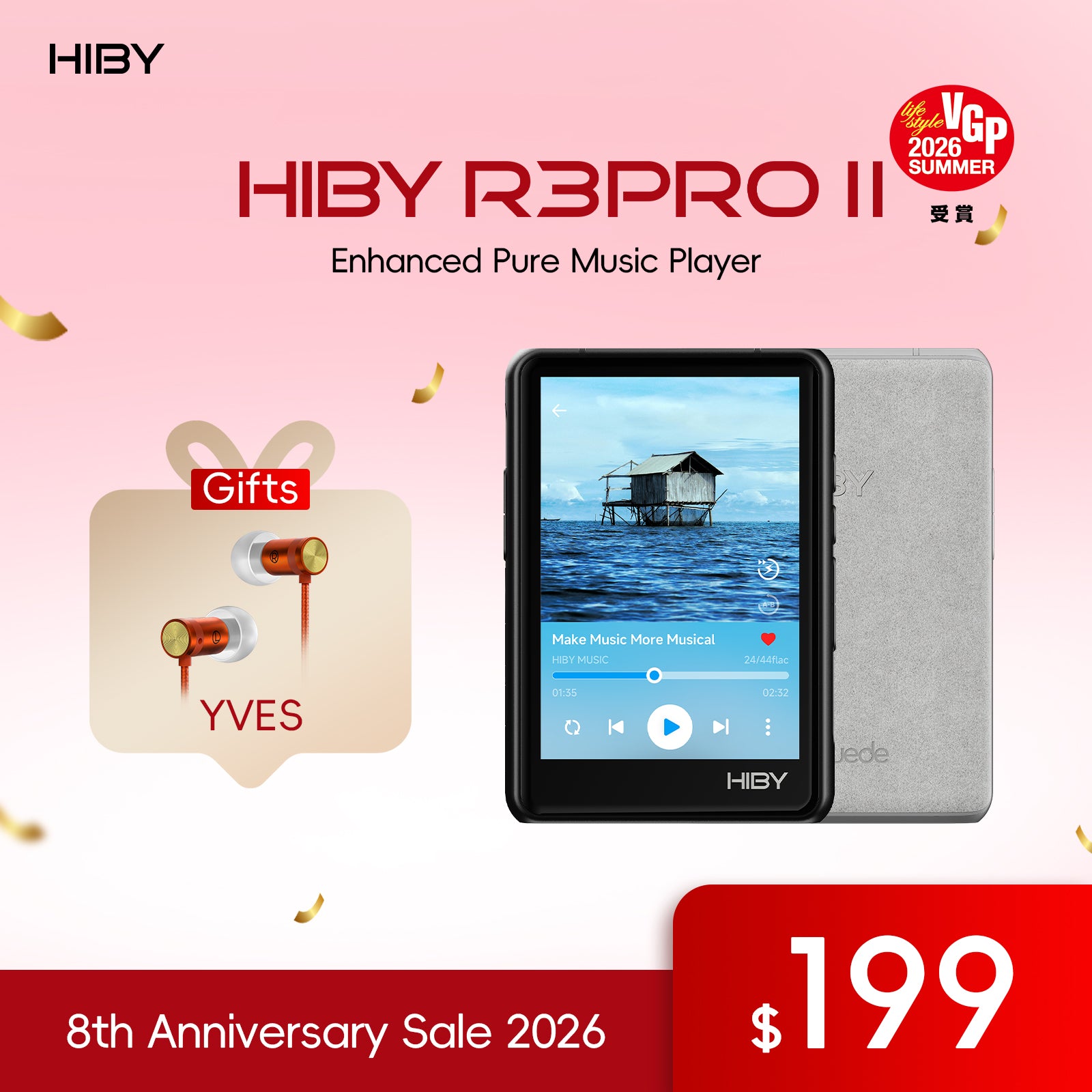 HiBy R3Pro II – Enhanced Pure Music Player