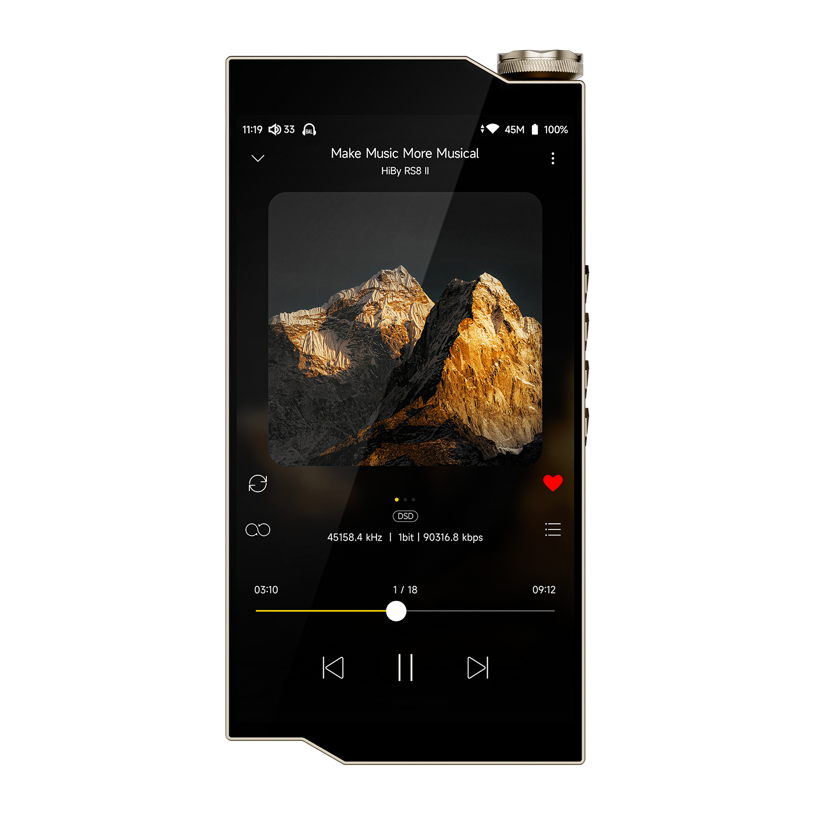 HiBy RS8 II - New Generation Ultra-flagship Portable HiFi DAP