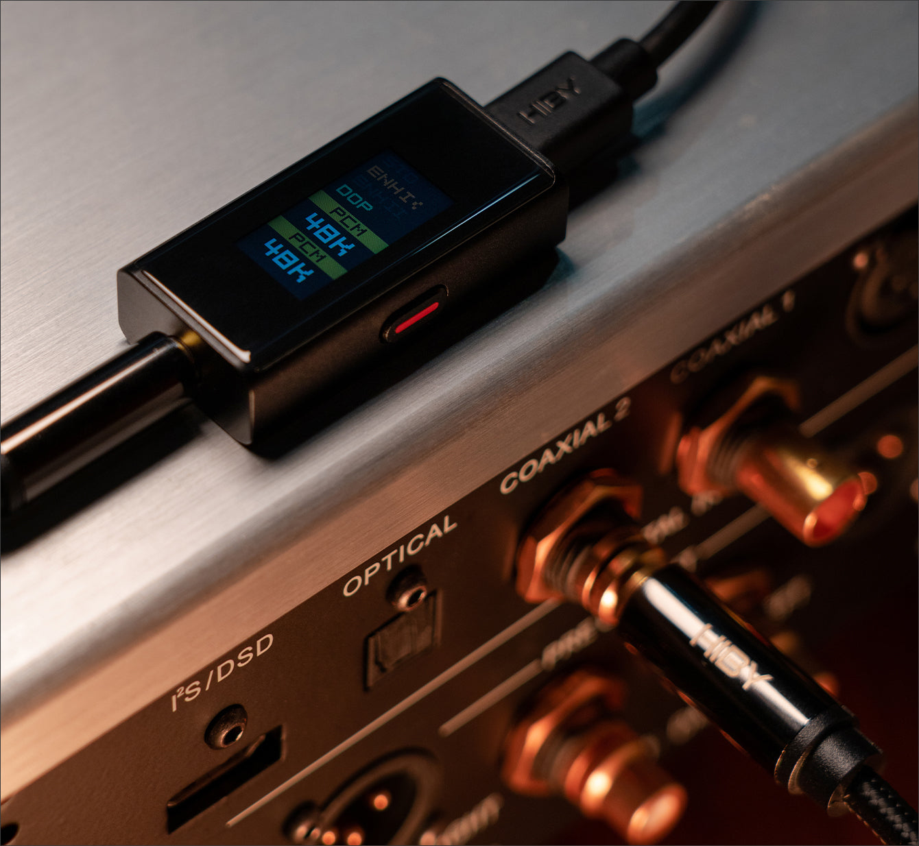 HiBy UC10 | USB-C to Coaxial S/PDIF Digital Converter