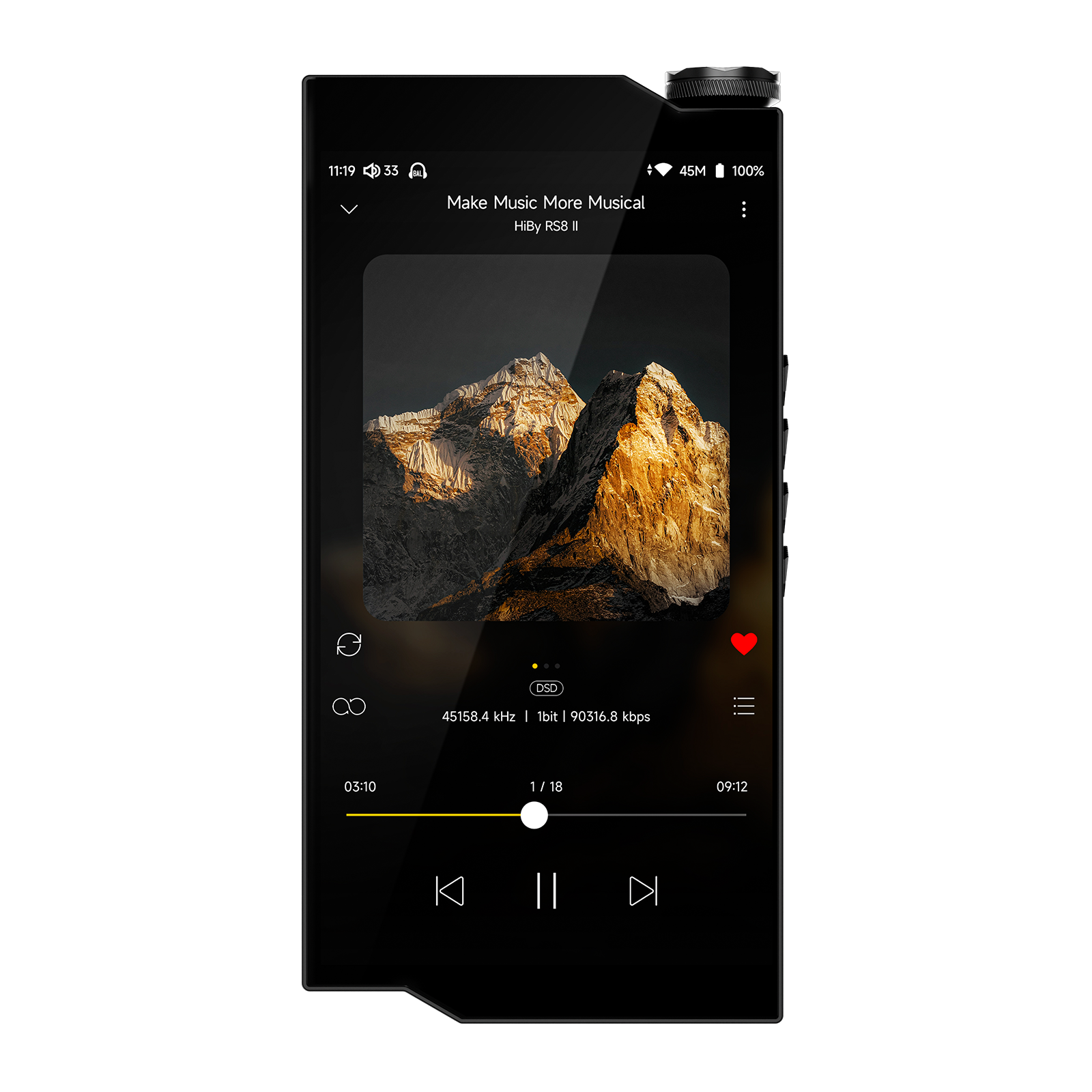 HiBy RS8 II - New Generation Ultra-flagship Portable HiFi DAP