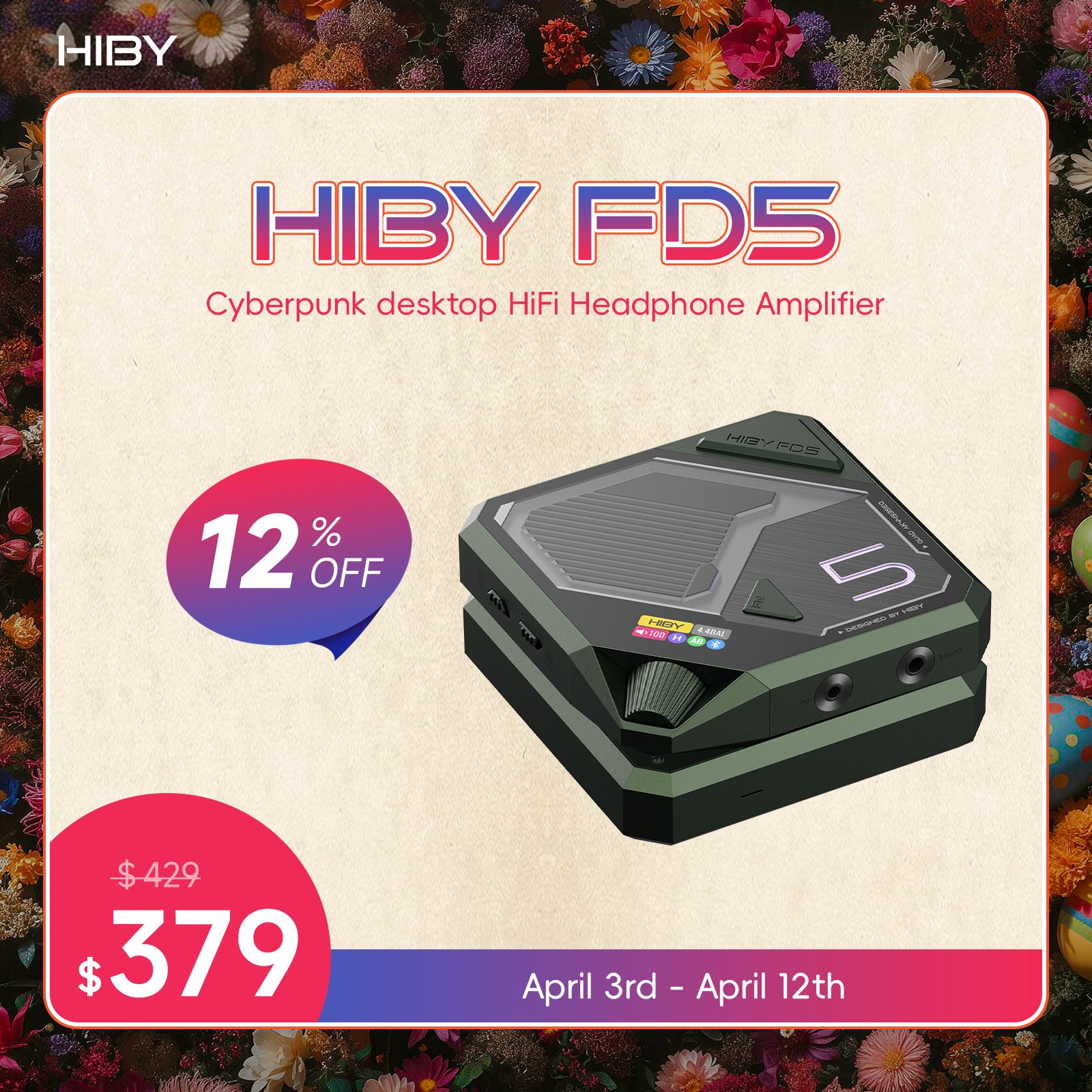 HiBy FD5 ——Cyberpunk desktop HiFi