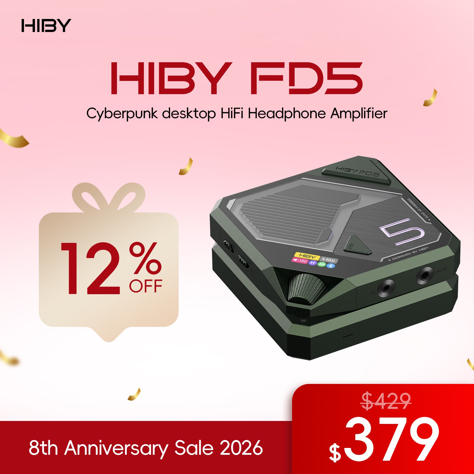 HiBy FD5 ——Cyberpunk desktop HiFi