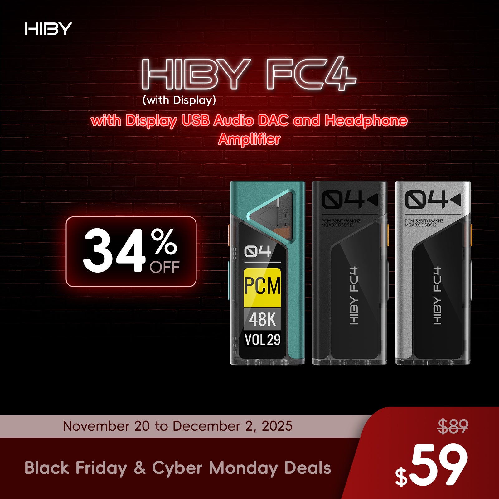 HiBy FC4 with Display