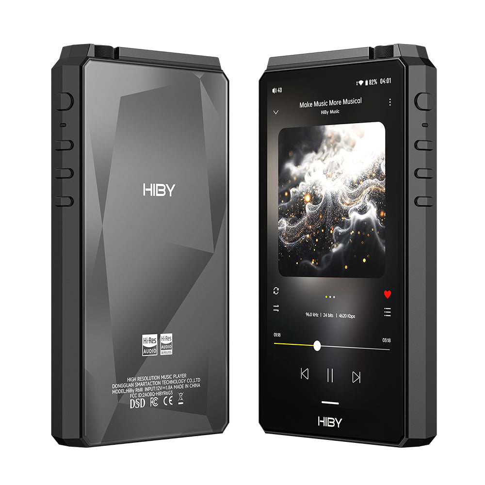 HiBy R6 III 2025 - Portable Music Player HiFi DAP - Black / R6 III 2025