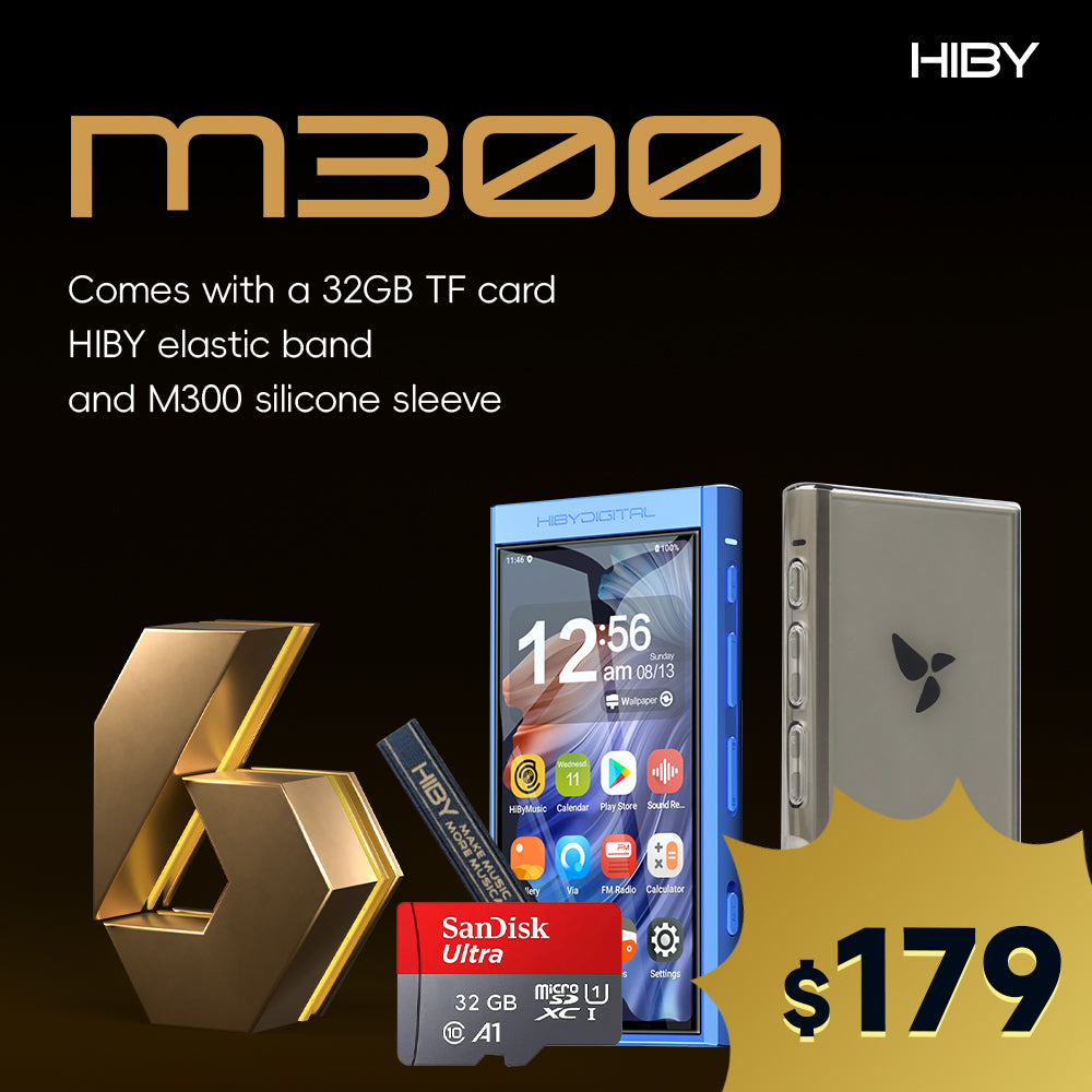 HiBy Digital M300 - Pocketable Android Digital Audio Player