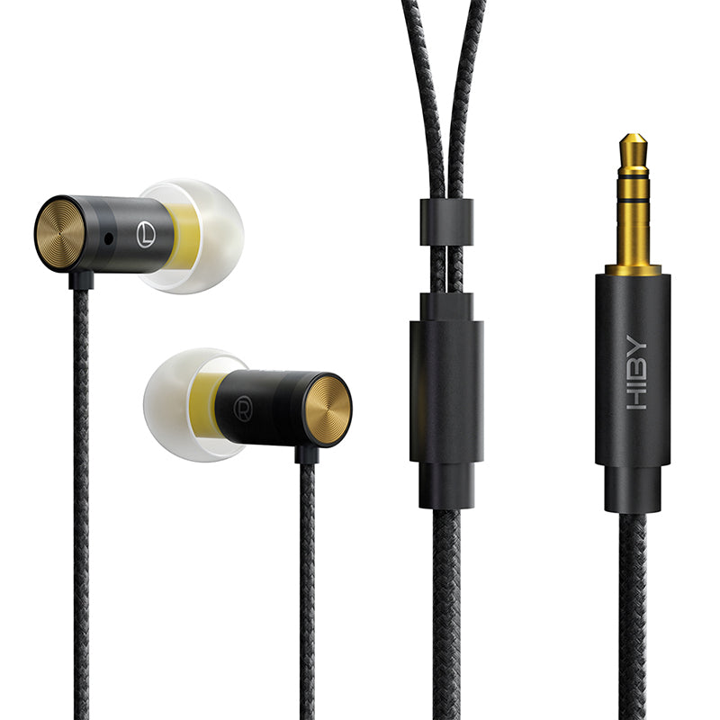 HiBy Yves 6mm Micro-dynamic Ti-plated HiFi Earphones