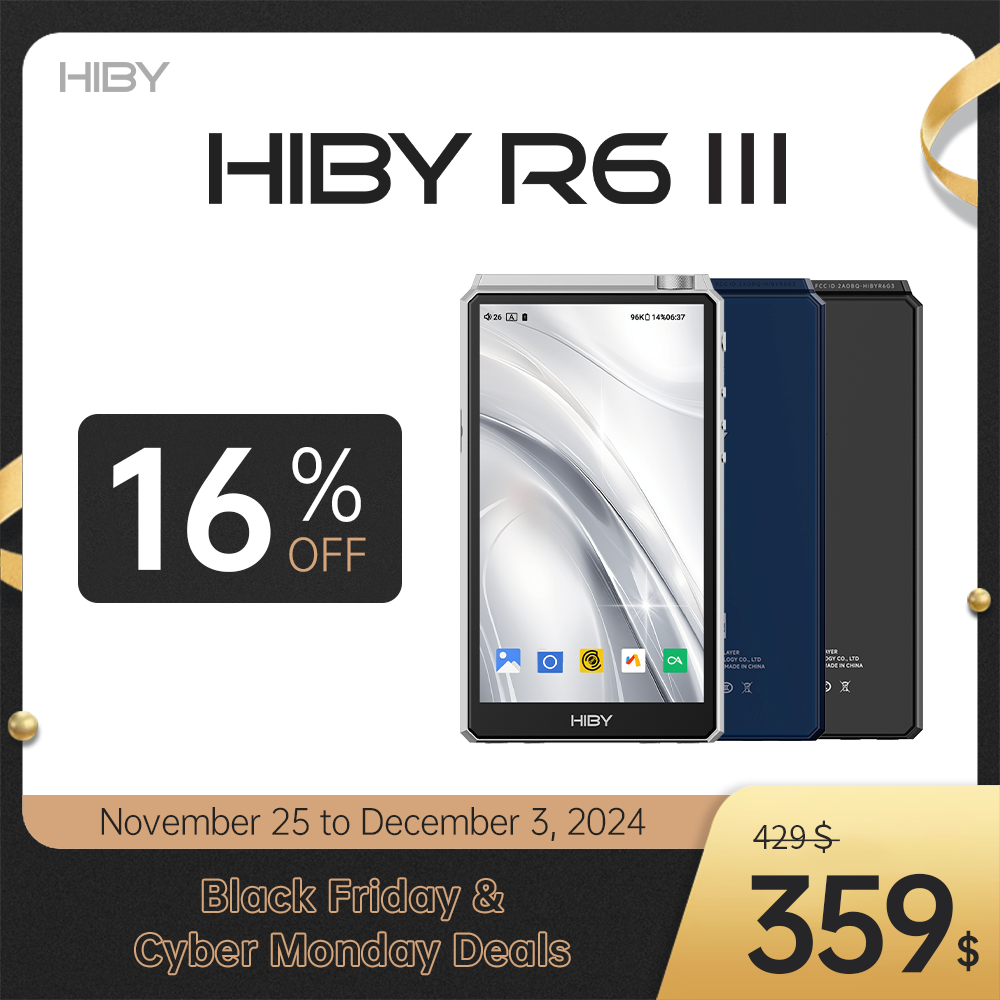 HiBy R6 III - Portable Music Player HiFi DAP