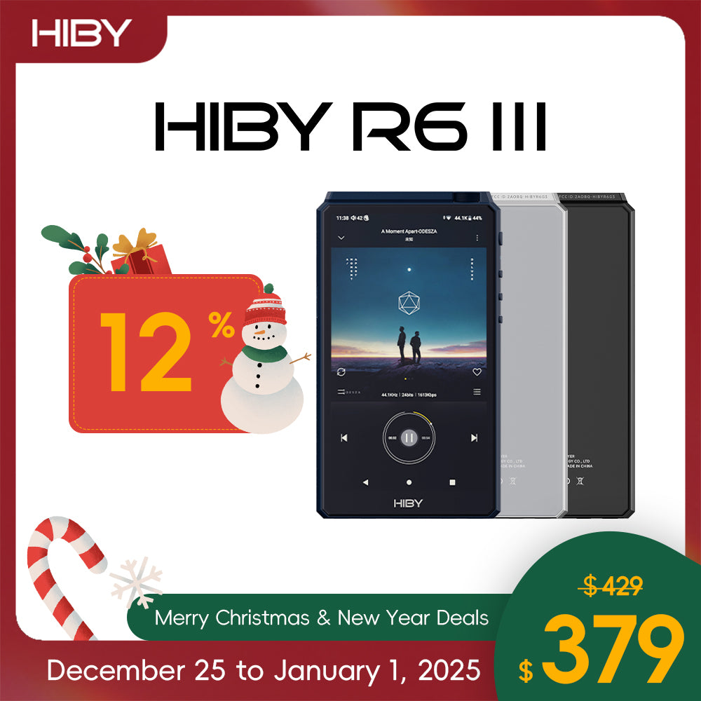 HiBy R6 III - Portable Music Player HiFi DAP